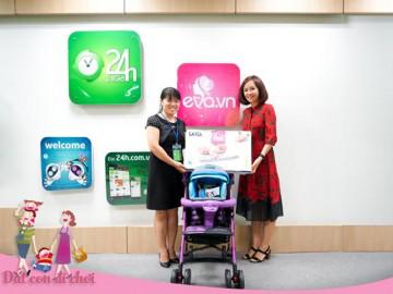 Mẹ bỉm sữa rộn ràng trong ngày nhận giải thưởng "Dắt con đi chơi"