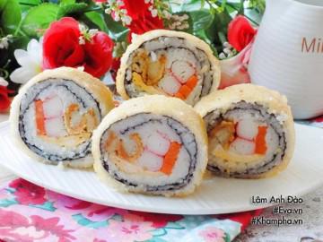 Cách làm kimbap chiên hấp dẫn dụ bé ăn ngon cuối tuần