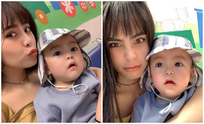 Mỹ nhân Việt được chồng quỳ gối tặng ô tô, quý tử điển trai mà dễ thương hết nấc - 19