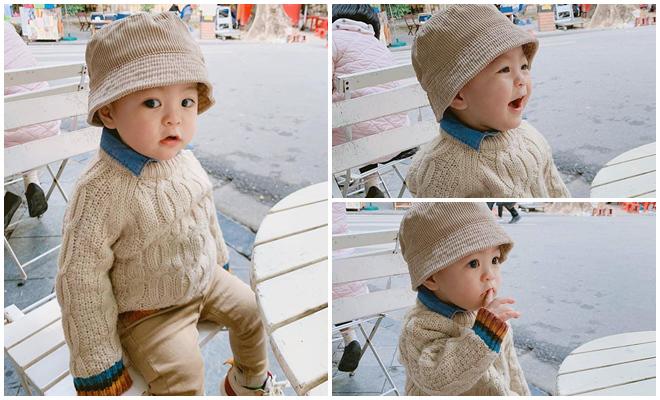 Mỹ nhân Việt được chồng quỳ gối tặng ô tô, quý tử điển trai mà dễ thương hết nấc - 12