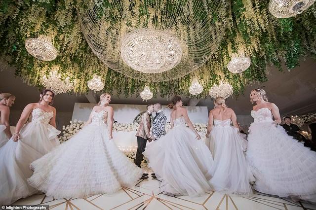 amp;#39;Siêu đám cướiamp;#39; 23 tỷ toàn kim cương và pha lê, danh tính cô dâu chú rể càng bất ngờ - 5