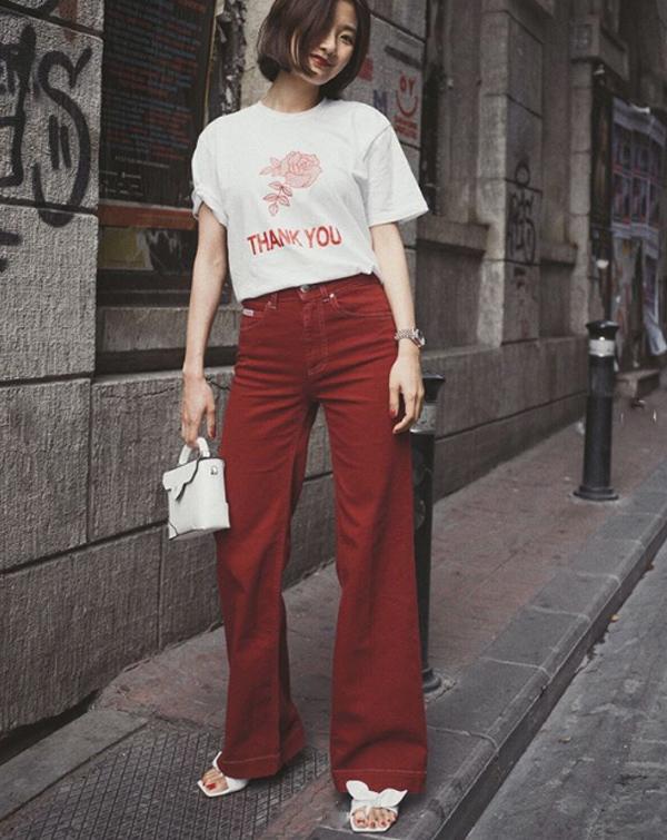 Thanh lịch để đâu cho hết, nàng ngoài 30 mà không sắm mấy kiểu quần này thì thiếu sót quá - 18