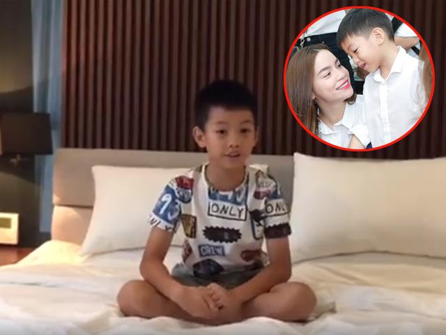 Từng học trường quốc tế phí 300 triệu/năm, con trai Hồ Ngọc Hà nói tiếng Anh thế này!