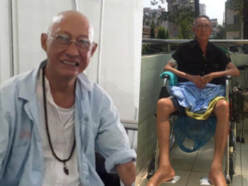 Nghệ sĩ Lê Bình tiết lộ bệnh đang trở nặng, liệt nửa người vì ung thư phổi