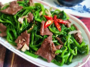 Bếp Eva - Ngâm thịt bò 10 phút với nước này, đảm bảo khi xào chẳng còn dai và khô