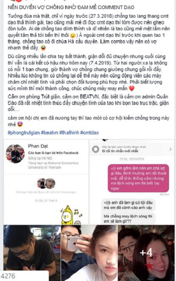 tu hai nguoi xa la, cap doi 9x bong nen duyen vo chong nho comment dao - 1