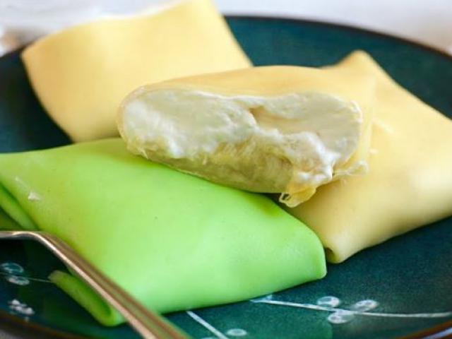 2 cách làm bánh crepe sầu riêng ngon, đơn giản tại nhà