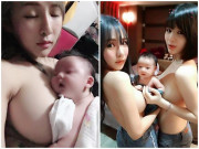 Làm mẹ - Hai bà mẹ khỏa thân ôm con gái gây xôn xao mạng, nhìn ảnh ngày thường còn hốt hoảng hơn
