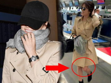 Song Hye Kyo bất ngờ bị soi đầu gối củ lạc sau chuyến đi công tác xa chồng