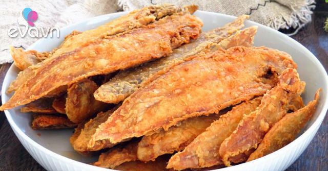 Rán cá kiểu này vừa thơm vừa giòn, đến đầu cá cũng có thể nhai rau ráu