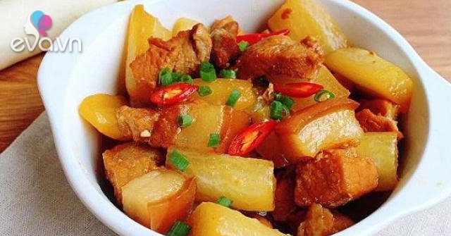 Thịt kho củ cải ngon đậm đà với cách làm đơn giản