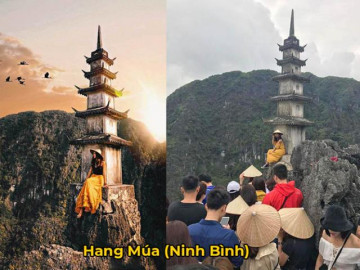 Hăng hái đến những địa điểm sống ảo nổi tiếng, nhưng thực tế thì...