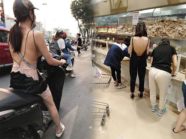 Vừa nắng nóng, 3 cô gái này đã mặc như không, lồ lộ ra đường khiến nhiều người nóng mắt