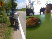 Tin tức - Bố dắt bộ chiếc xe máy hỏng đi 260km để tìm việc nuôi 8 con nhỏ gây xúc động mạnh