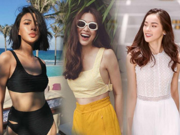 Style thời trang nữ tính ngày hè của Tăng Thanh Hà, Hạ Vi, Tú Hảo
