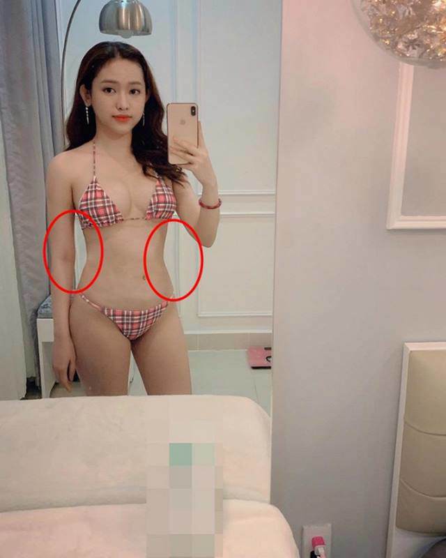 Lưu Đê Ly gặp “hạn” khi quảng cáo thuốc giảm cân nhưng bóp eo lố tay, méo... cả mái nhà - 8