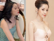 Clip Eva - Chi Pu khoe giọng hát live "Anh ơi ở lại" khi đang trang điểm