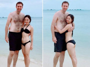 Bà bầu - Mỹ nhân màn ảnh VTV sốc với chiều cao khủng của bạn trai Tây 2m, yêu 2 tháng "dính bầu"