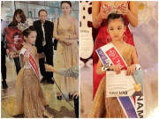 Làm mẹ - Bé gái Việt đăng quang Hoa hậu Hoàn vũ nhí Thế giới 2019, được rước bằng siêu xe dát vàng