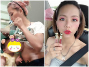 Làm mẹ - Hotgirl bỉm sữa lộ ngực trần cho con bú nơi công cộng hút 7 nghìn người bấm like