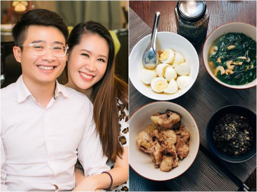 Hoa hậu gia thế khủng khoe cơm tự nấu, bất ngờ với phản ứng của chồng lẫn dân mạng