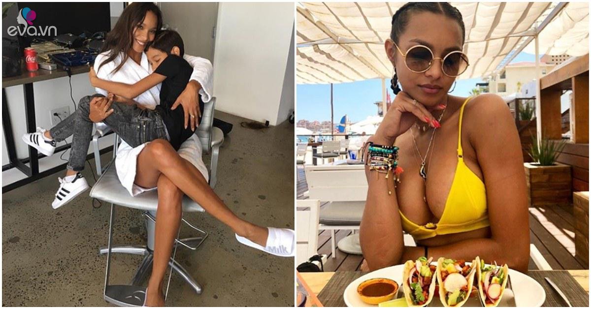 Mẹ đơn thân nghiện mặc bikini khoe thân nóng bỏng, nhìn ảnh đứng cạnh con trai còn sốc hơn