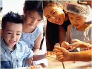 Làm mẹ - Con trai bị tự kỉ, Ngọc Hiền luôn dạy cô con gái lớn luôn phải yêu thương em