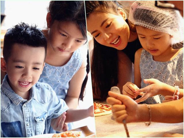 Con trai bị tự kỉ, Ngọc Hiền luôn dạy cô con gái lớn luôn phải yêu thương em