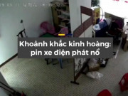 Clip Eva - Kinh hoàng cảnh pin xe điện bất ngờ phát nổ như pháo hoa khi đang sạc
