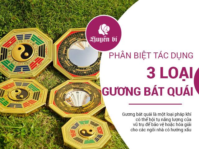 Gương phong thủy cát tường đồng tiền cát tường treo loại nào?