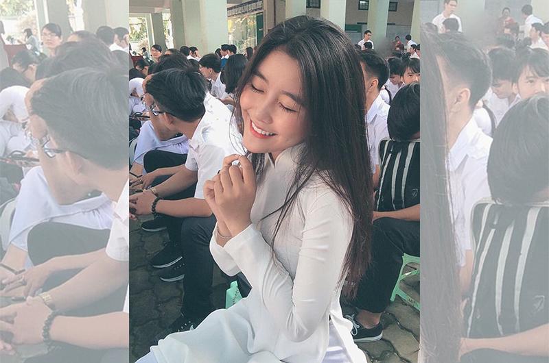 4. Nữ sinh được báo Hàn ca ngợi là "nữ thần không góc chết"

Võ Ngọc Trân (sinh năm 2001) đã nổi đình đám trên MXH từ khi đang học lớp 10 tại trường THPT Bình Hưng Hoà (SG) nhờ 1 bức ảnh đăng vu vơ lên Facebook.
