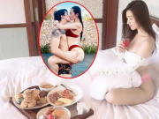 Giải trí - Sao Việt 24h: Hết khóa môi ở bể bơi, Khánh My lại khoe được người yêu phục vụ tận giường