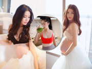 Bà bầu - Mẫu nữ mang bầu từng bị Đăng Khôi giấu kín, giờ đẻ 2 con vẫn bốc lửa nhờ...cần tây