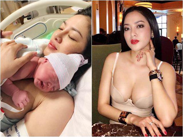 Nàng Hoa hậu bốc lửa yêu 4 tháng bầu 4 tháng, nhìn con gái sinh ra mà giật mình