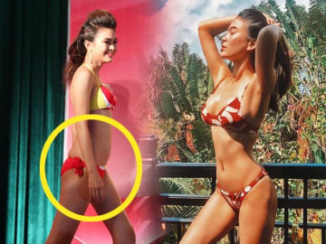 Nhờ leo núi, chạy bộ mà nàng búp bê sống của làng Hoa hậu mất luôn chiếc bụng đầy mỡ