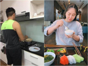 Bếp Eva - Cùng mang thai, Lê Phương, Lan Khuê, vợ Tuấn Hưng "sướng lâng lâng" khi được chồng vào bếp phục vụ