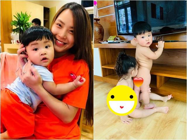Hải Băng khoe hình hai con tình cảm với nhau, bạn thân vội vào nhắc nhở vì điểm này