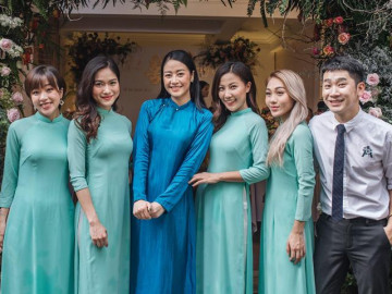 Ngắm dàn bê tráp long lanh toàn người nhà Đài trong đám hỏi của MC Phí Linh