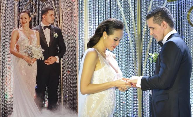 Siêu mẫu Phương Mai bất ngờ lộ vòng 2 lùm xùm như có bầu 4, 5 tháng trong đám cưới - 4