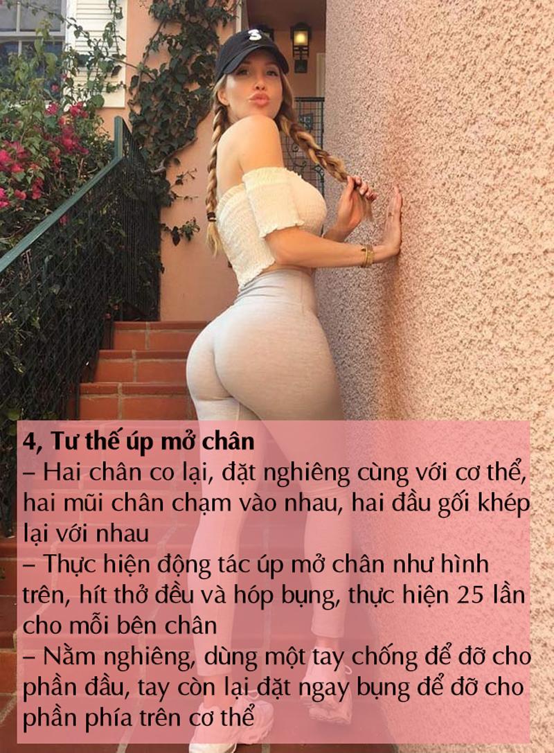 Tư thế úp mở chân
