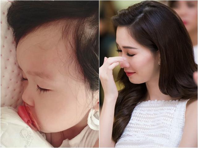 Con gái lần đầu bị bệnh, Hoa hậu Đặng Thu Thảo chia sẻ đầy xúc động