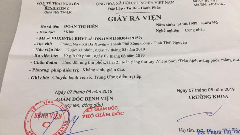 Bầu 25 tuần phát hiện ung thư, mẹ Thái Nguyên nằm bẹp một chỗ, đếm từng ngày chờ sinh con - 3