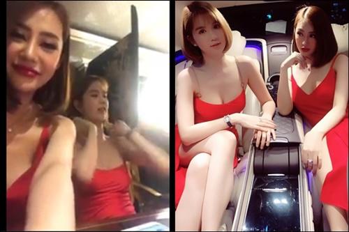 "nu hoang noi y" ngoc trinh va nhung pha de lo nguc chay xe khien ai cung vo mong - 2