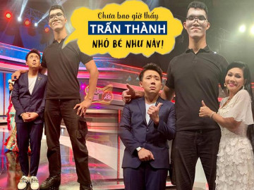 Bức ảnh sốc nhất từ trước đến nay của Trấn Thành: Dân mạng tò mò danh tính người khổng lồ