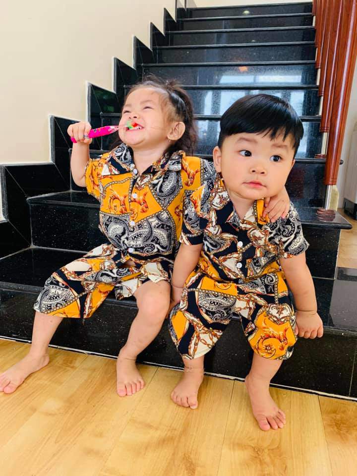 Hải Băng khoe ảnh nhí nhảnh của hai con, dân mạng khen hết lời vì quá đáng yêu - 3