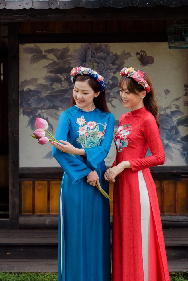 Á hậu Phương Nga và amp;#34;tình địch màn ảnhamp;#34; cùng làm mẫu của Ngọc Hân - 2