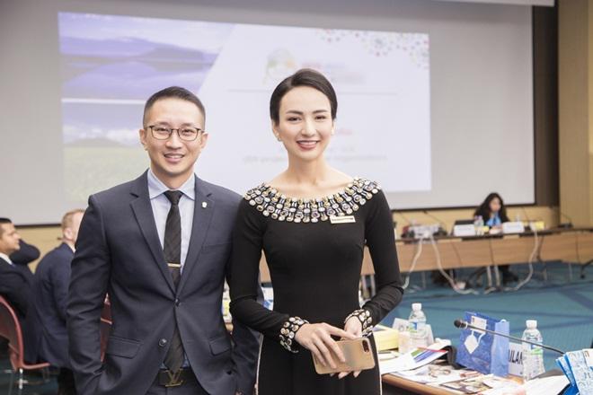 Đi công tác Hàn Quốc, Ngọc Diễm gây ấn tượng với áo dài và khả năng Anh ngữ lưu loát - 5