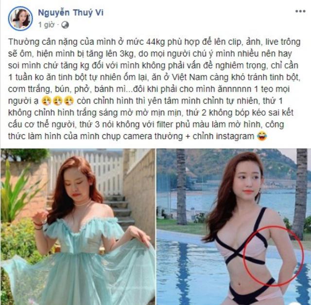 Thuý Vi cau có, gồng mình ăn gạo lứt chan nước lã sau khi hút mỡ bụng tốn trăm triệu - 12
