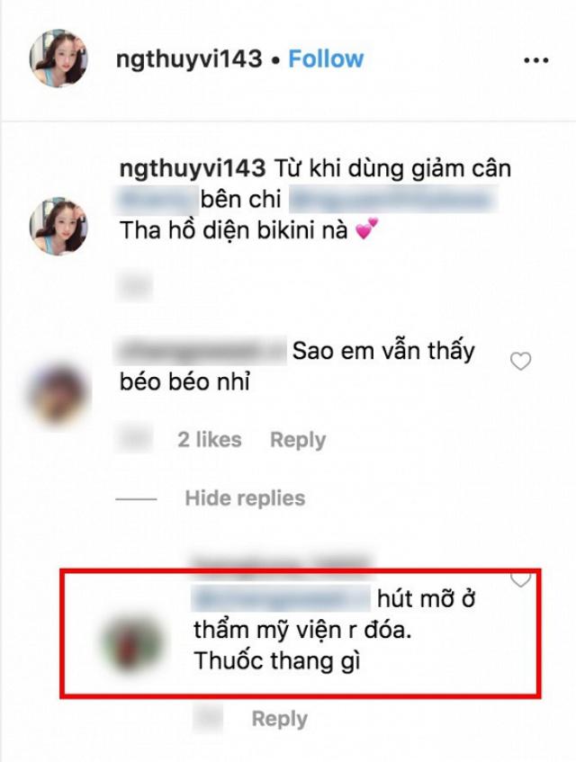 Thuý Vi cau có, gồng mình ăn gạo lứt chan nước lã sau khi hút mỡ bụng tốn trăm triệu - 14