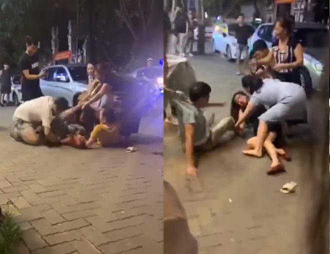 Vợ và con gái xông vào túm tóc, đánh ghen bồ nhí, phản ứng của người chồng gây bất ngờ - 1